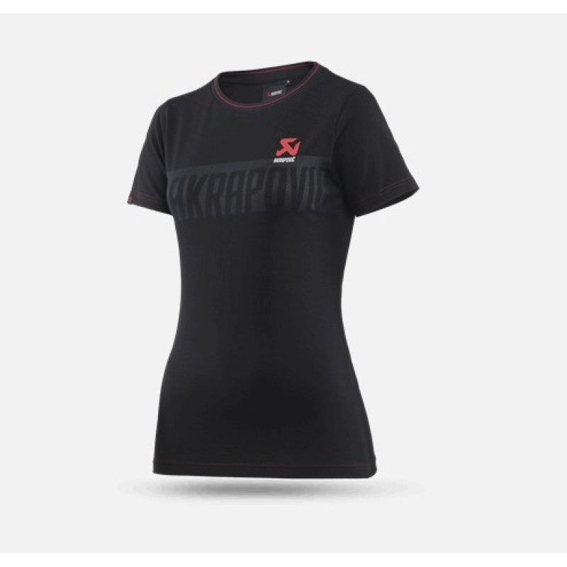 Akrapovic Womens Corpo T-Shirt Black – L