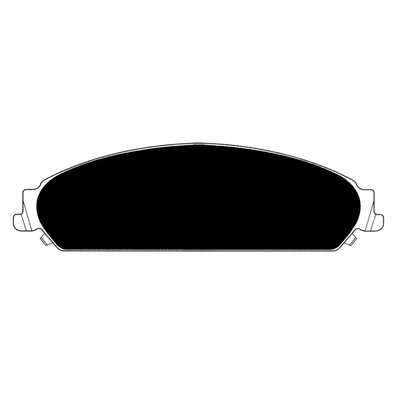 Porterfield Brake Pads for 2008 DODGE CHARGER SXT Vented R/Discs