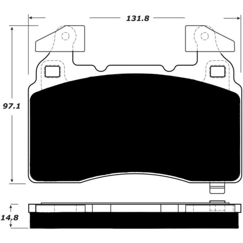 Porterfield Brake Pads for 2014 CHEVROLET CORVETTE Z51