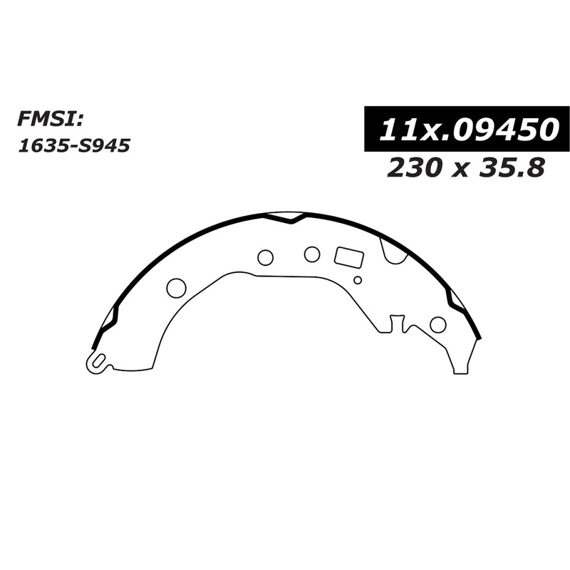 Porterfield Brake Shoes for 2011 SCION xD