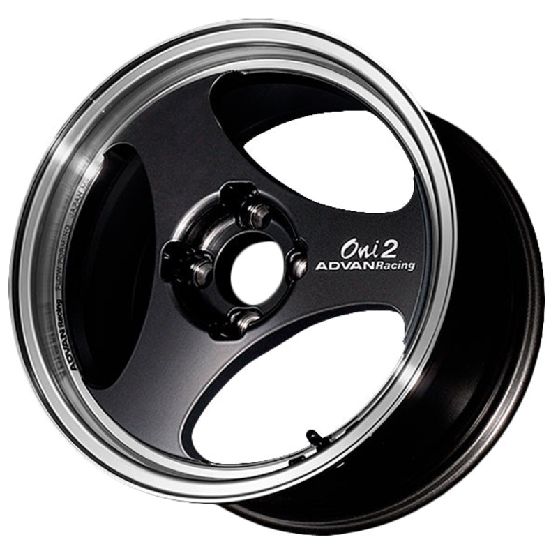 Advan Oni2 Wheel – 15×6.0 +45 | 4×100 | Machining & Black Gunmetallic