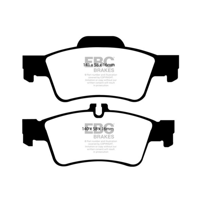 EBC 04-06 Mercedes-Benz CL500 5.0 Yellowstuff Rear Brake Pads