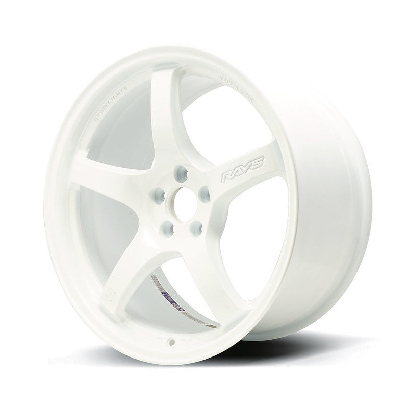 Gram Lights 57CR 18×9.5 +38 5×100 Ceramic White Pearl Wheel