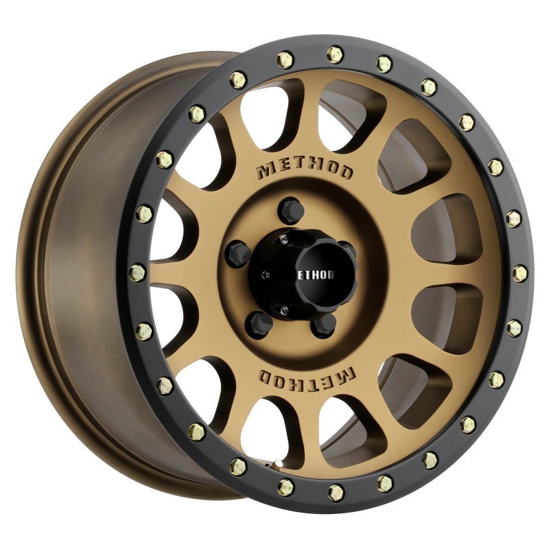 Method MR305 NV 17×8.5 0mm Offset 5×5 94mm CB Method Bronze/Black Street Loc Wheel