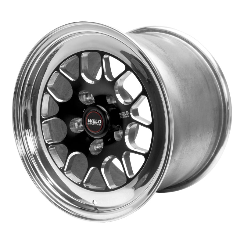 Weld S77 15×15.33 / 5×4.5 BP / 7.5in. BS Black Wheel (Medium Pad) – Non-Beadlock