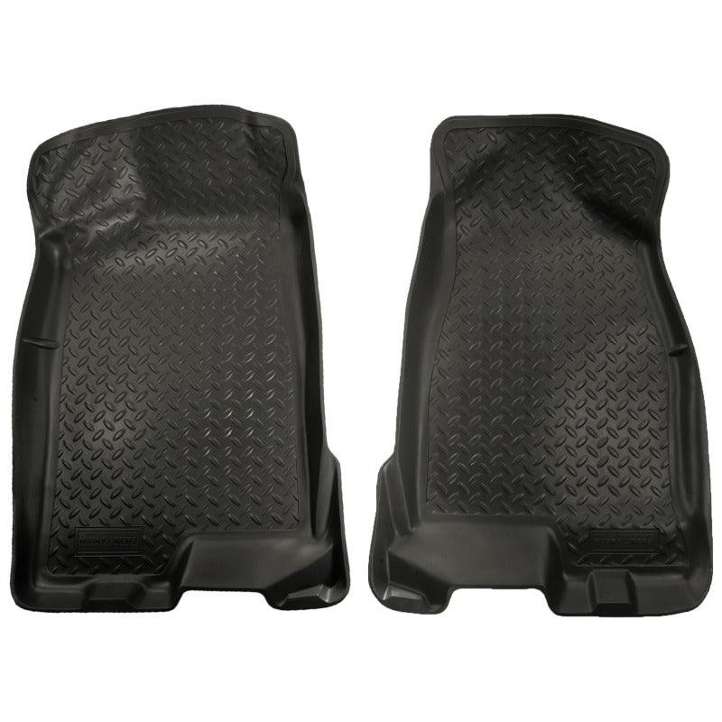 Husky Liners 04-12 Chevy Colorado/GMC Canyon Crew Cab Classic Style Black Floor Liners