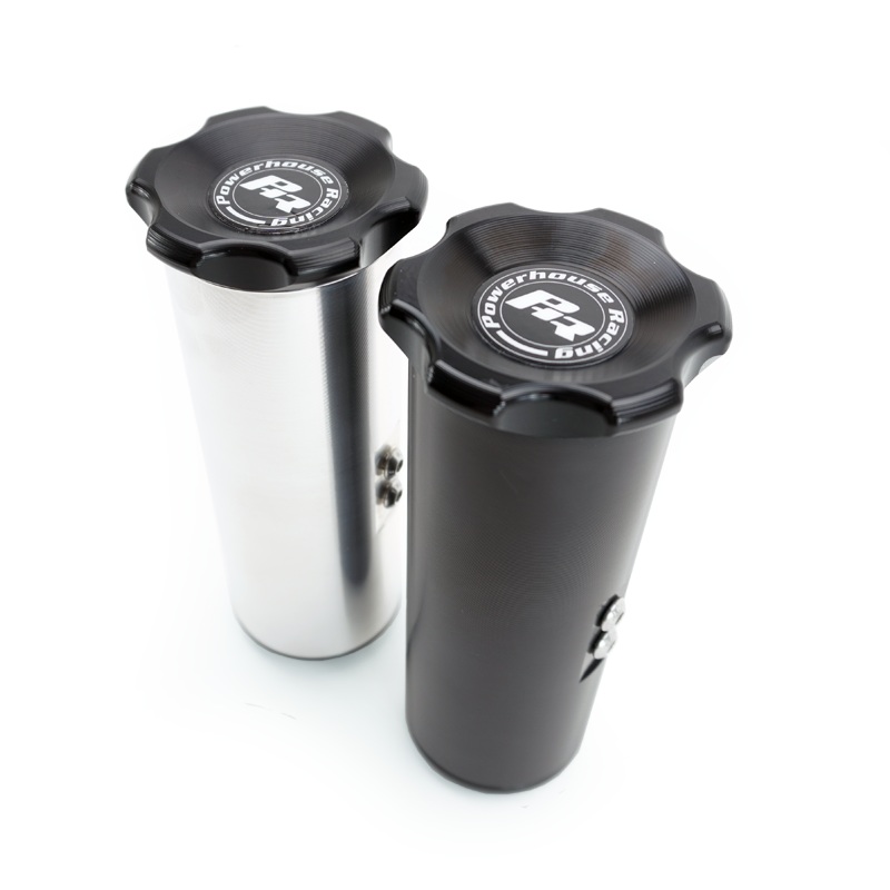 PHR Billet Power Steering Reservoir TankMachined finishVented Cap