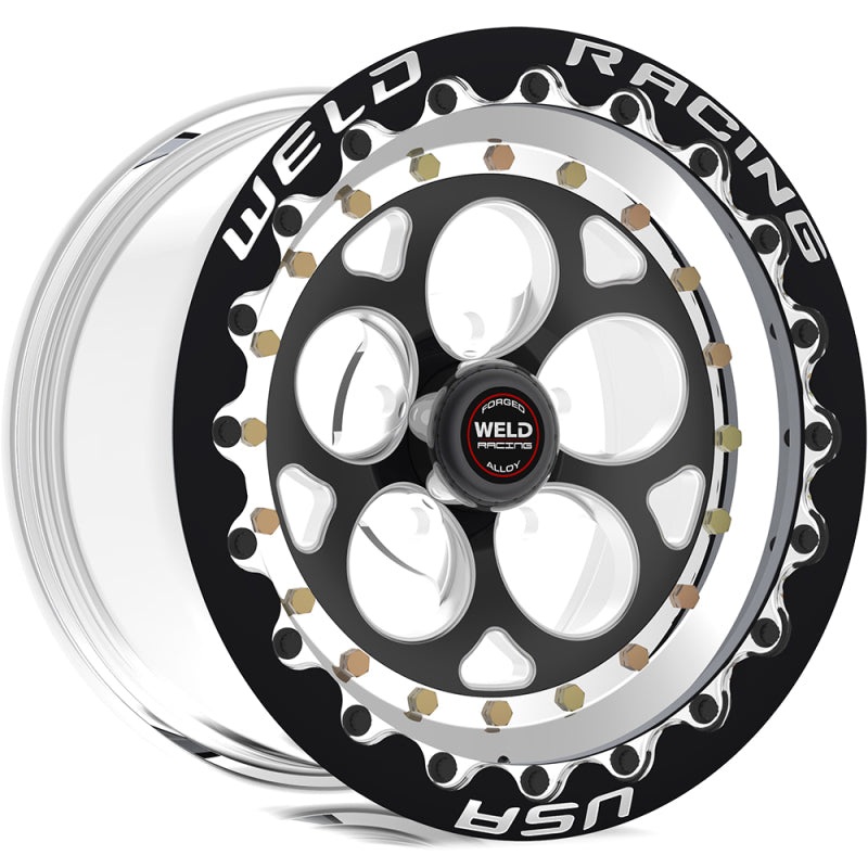Weld Magnum III 15×10 / 5×4.5 BP / 6.5in. BS Black Wheel – Black Single Beadlock MT