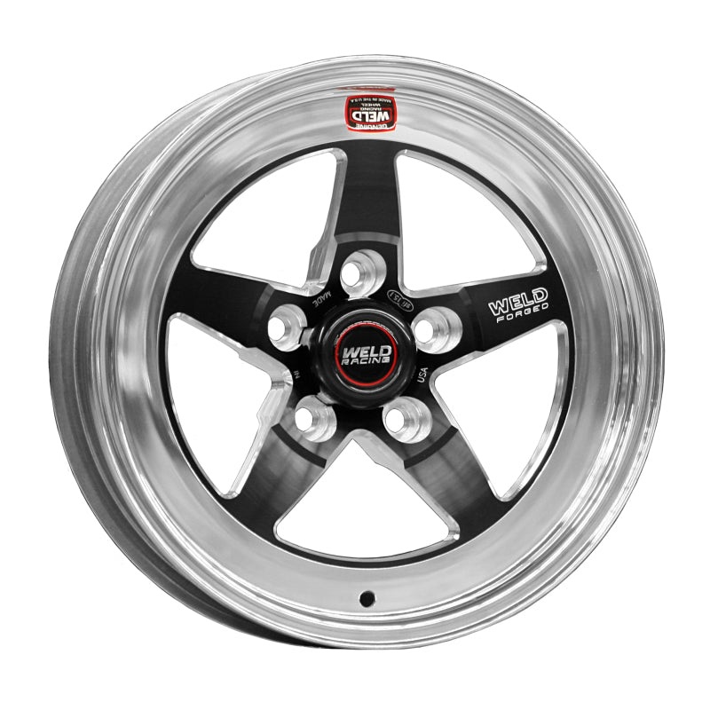 Weld S71 15×10 / 5x120mm BP / 7.5in. BS Black Wheel (Medium Pad) – Non-Beadlock