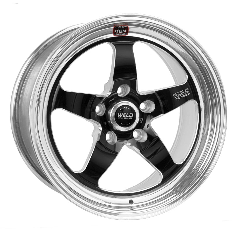 Weld S71 17×5 / 5×4.75 BP / 2.9in. BS Black Wheel (Low Pad) – Non-Beadlock