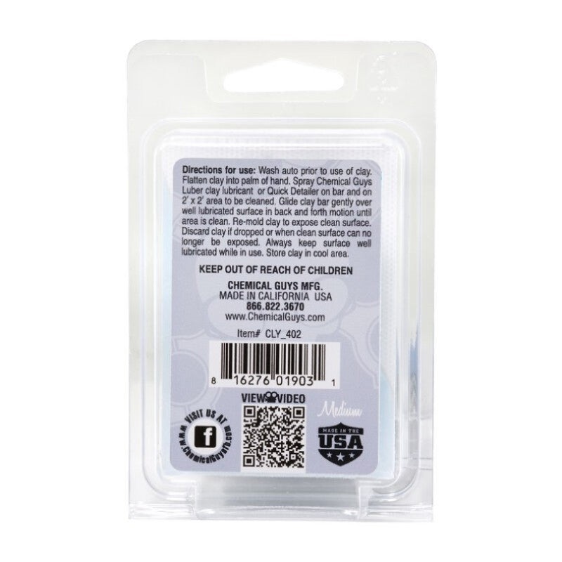 Chemical Guys Clay Bar (Medium Duty) – Gray