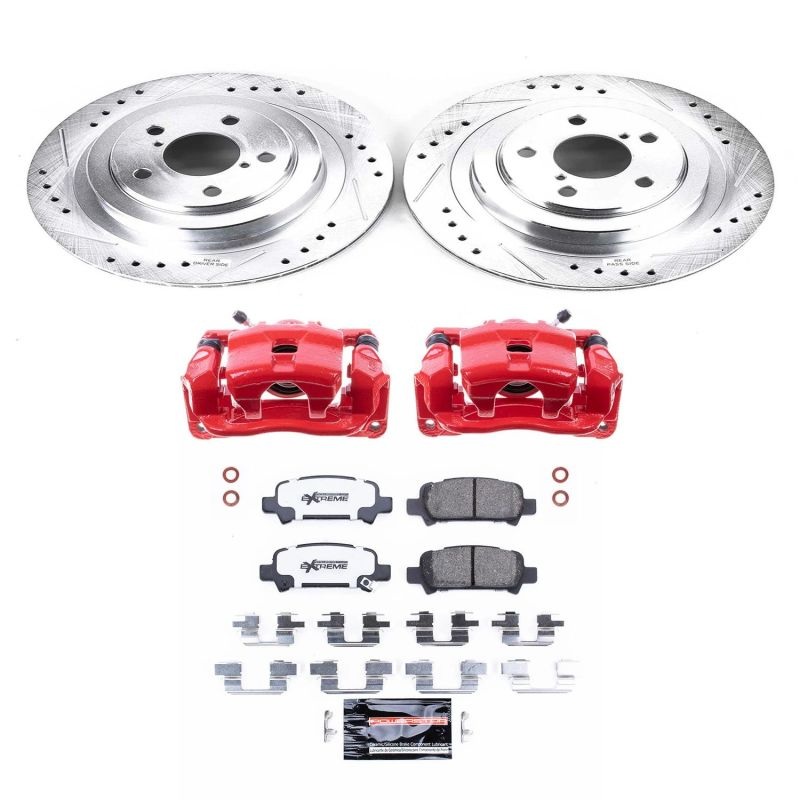 Power Stop 05-09 Subaru Legacy Z26 Street Kit w/ Calipers – Rear | KC219-26