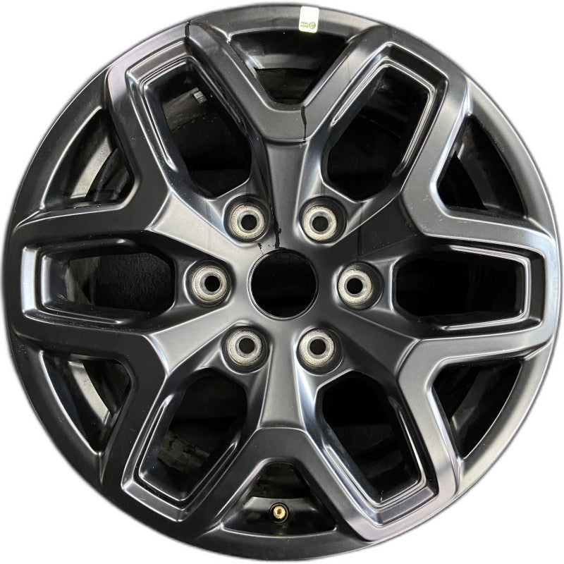 18″ RANGER 23 18×8 aluminum 6 spoke black open spoke Original OEM Wheel Rim