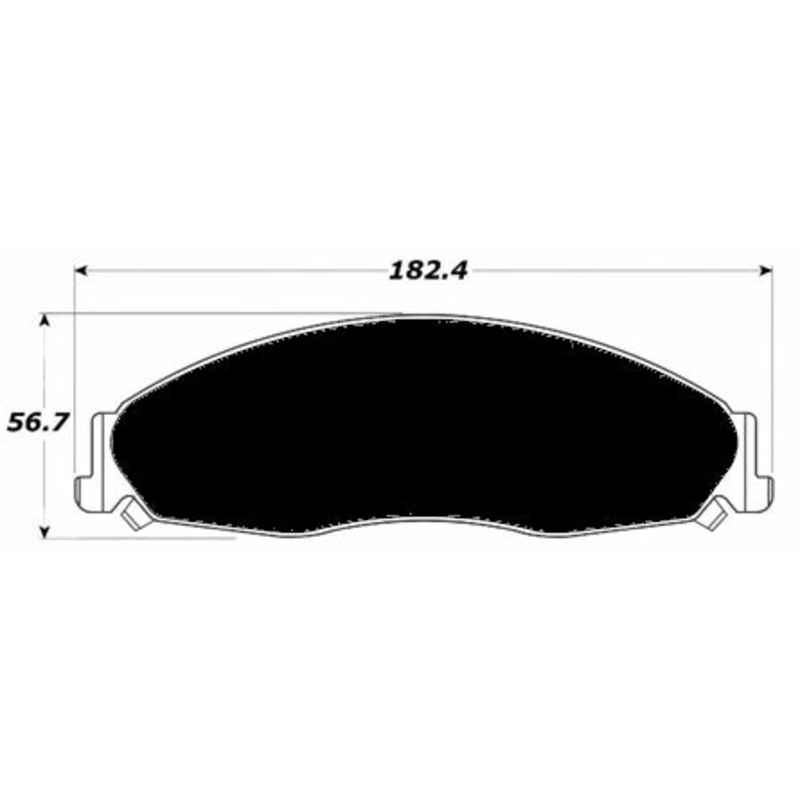 Porterfield Brake Pads for 2005 CADILLAC STS Std Brakes