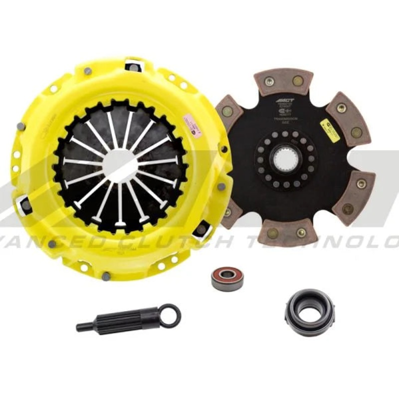 ACT Clutch Kit HD/Race Rigid 6 Pad Honda CRX 1987-1992 1.4L L4 1396cc GL/GLX, 1.5L L4 1493cc, 1.6L L4 1590cc