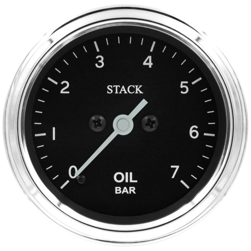 Autometer Stack 52mm 0-7 Bar M10 Male Pro Stepper Motor Oil Pressure Gauge – Classic