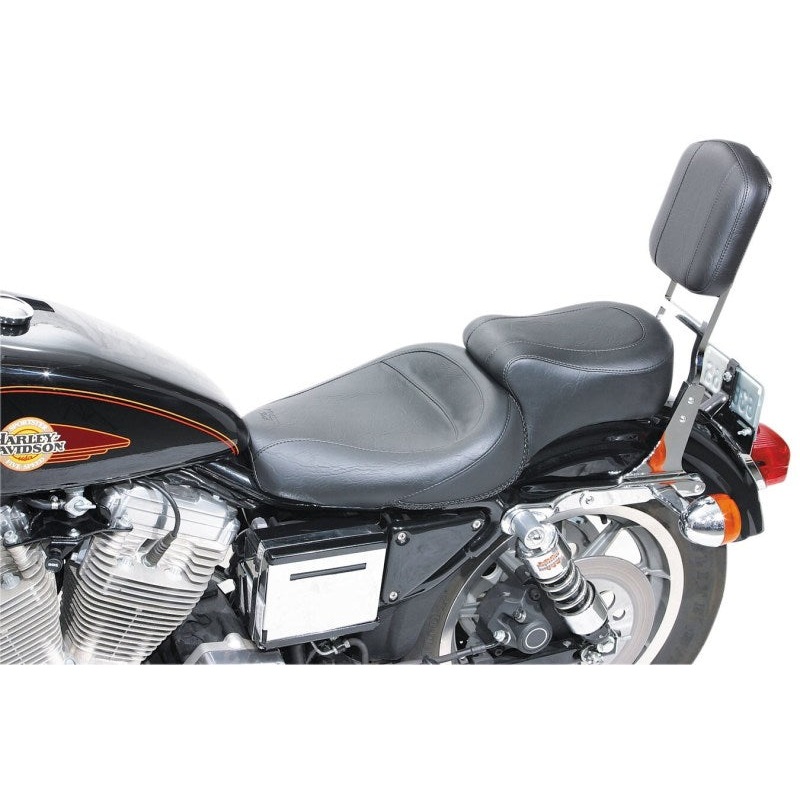 Mustang 82-03 Harley Sportster Standard Touring 1PC Seat – Black