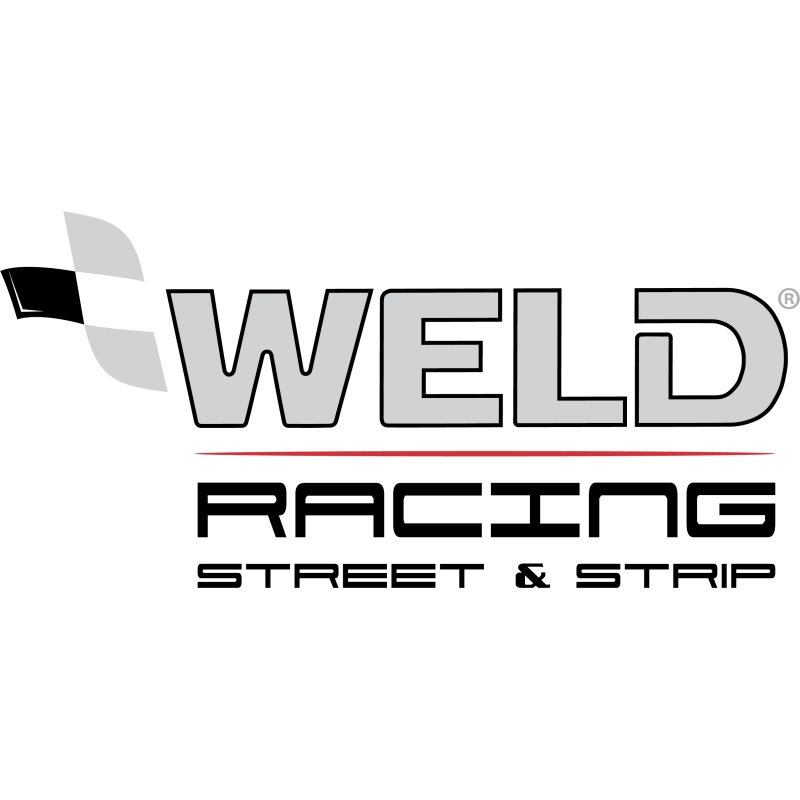 Weld S71 15×14.33 / 5×5 BP / 3.5in. BS Black Wheel (Low Pad) – Polished Single Beadlock MT