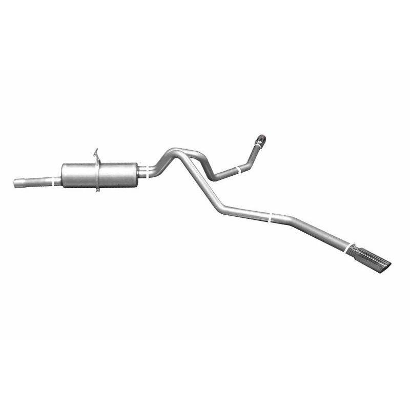 Gibson 99-04 Ford F-250 Super Duty Lariat 6.8L 2.5in Cat-Back Dual Extreme Exhaust – Aluminized