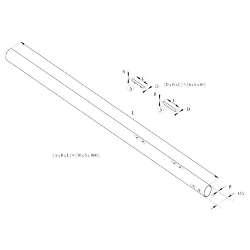1. Birel 25mm Axle