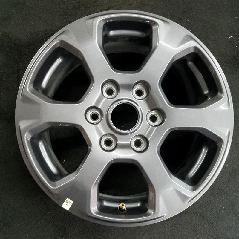 17″ BRONCO 21-24 17×7.5 aluminum 6 spoke gray carbized Original OEM Wheel Rim