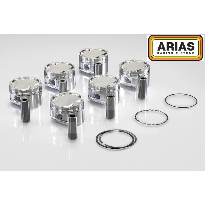 Arias Pistons Toyota 3.0L 2JZ-GTE Bore 3.4055 CH 1.338 Stroke 3.386 Rod 5.590 CR 9 Dish 45cc Head