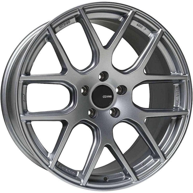 Enkei XM-6 17×7.5 5×100 45mm Offset 72.6mm Bore Storm Gray Wheel