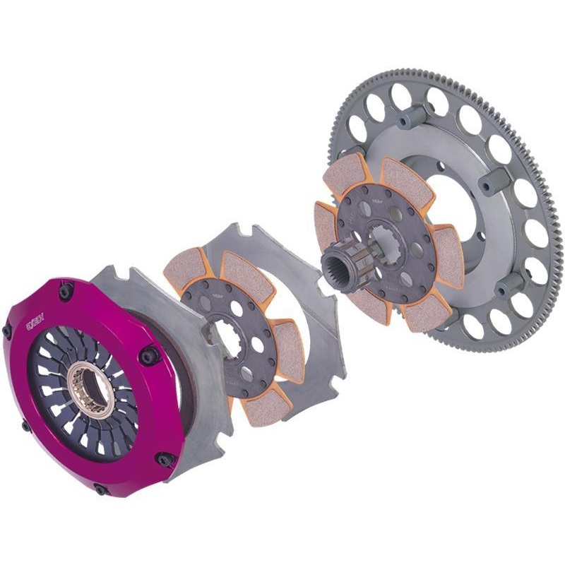Exedy Hyper Compe-R Twin Cerametallic Clutch Rigid | 1989-1993 Nissan Skyline GTR L6 (NM032SBL)