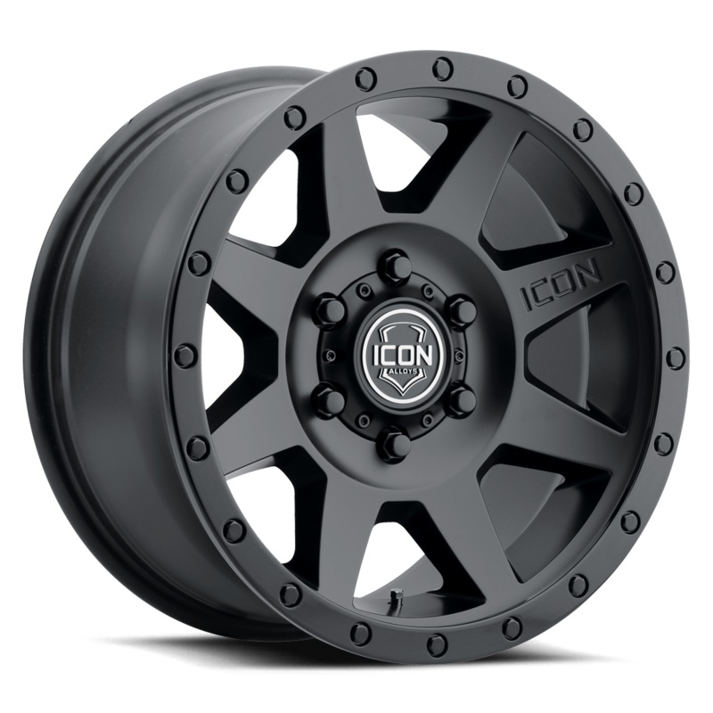 ICON Alloys Rebound 17″ 6×139.7 Double Black