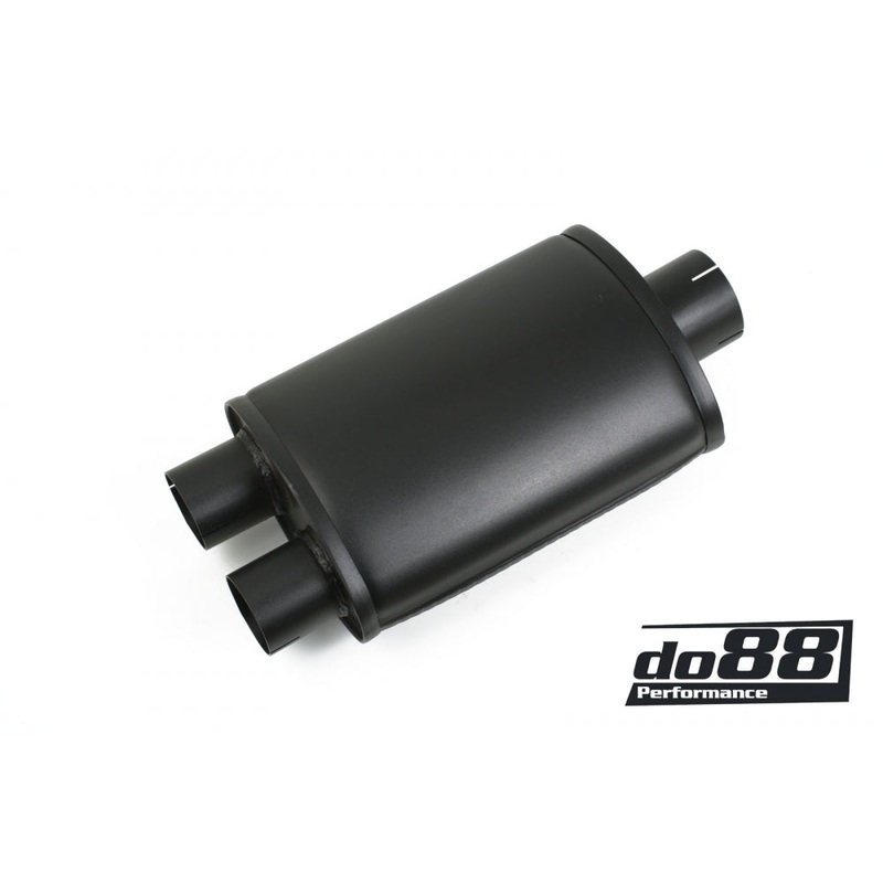 Muffler steel Split 2,5 / 3” (63/76mm)
