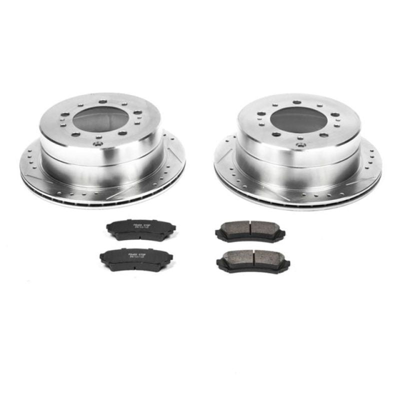 Power Stop Rear Z23 Evolution Sport Brake Kit Lexus LX470 1998-2007 / Toyota Land Cruiser 1998-2007 | K1134