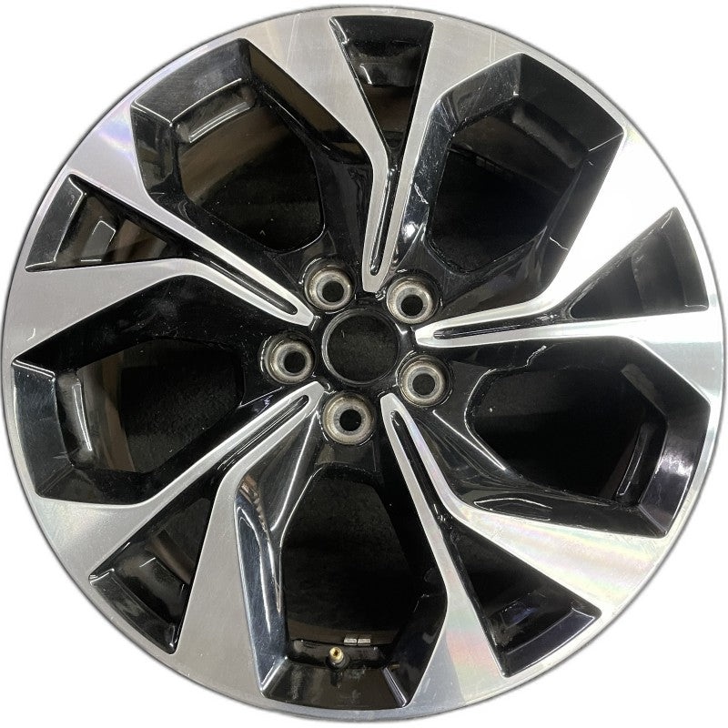 19″ MUSTANG MACH-E 21-22 19×7 5 split spoke machined black pockets Original OEM Wheel Rim