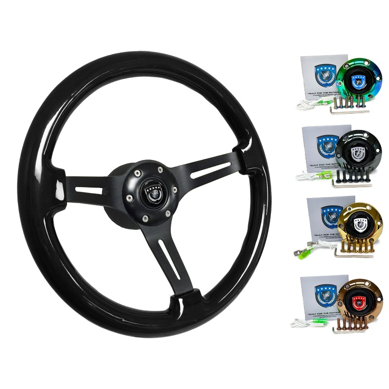 1997-04 Porsche Boxster (986 Manual) Steering Wheel Kit | Black Ash Wood | ST3073