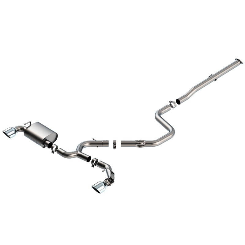 Borla Cat-Back Exhaust System – ATAK | 2019-2020 Hyundai Veloster N 2.0L Turbocharged (140832)