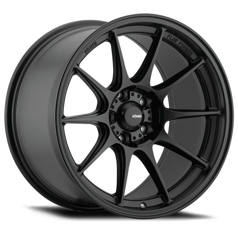 Konig 18″ Dekagram 5X114.3 Wheel – SemiWheel -Matte Black
