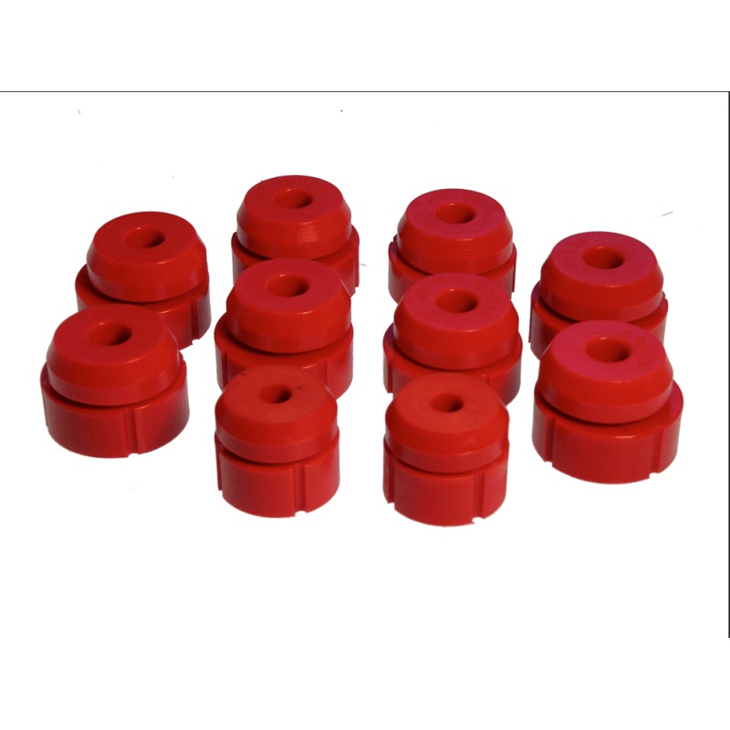Prothane 80-96 Ford Bronco 2wd/4wd Body Mount – Red