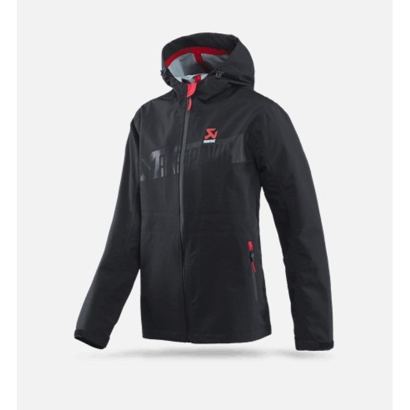 Akrapovic Mens Corpo Rain Jacket Black – 3XL
