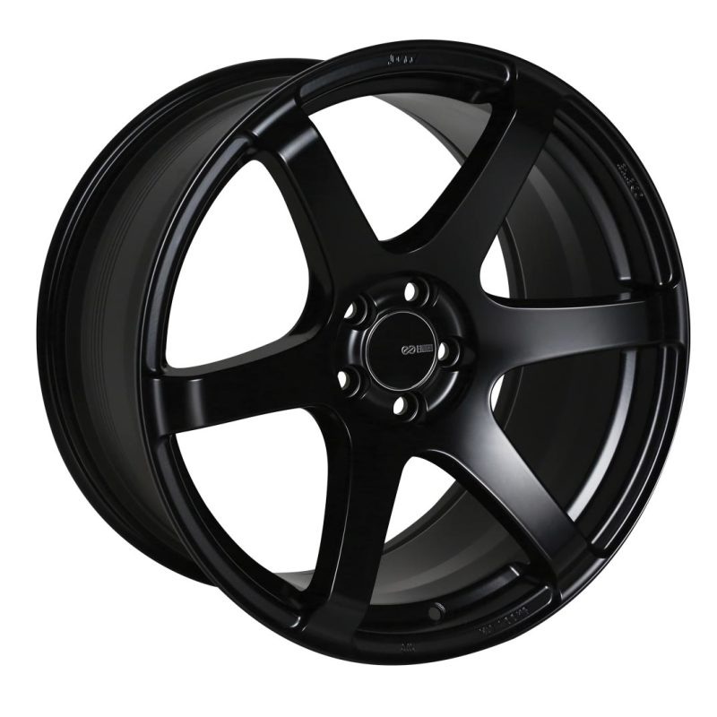 Enkei T6S 18×8 45mm Offset 5×112 Bolt Pattern 72.6 Bore Matte Black Wheel