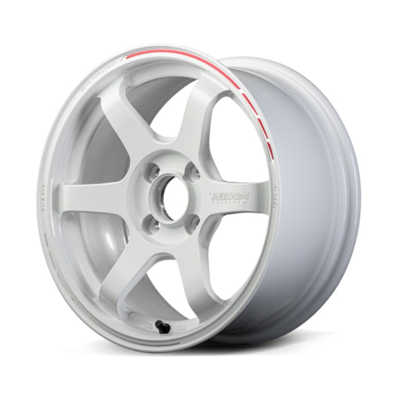 Volk Racing TE37 Sonic Time Attack Wheel  – 16×8.0 +39 | 4×100 |  White / REDOT
