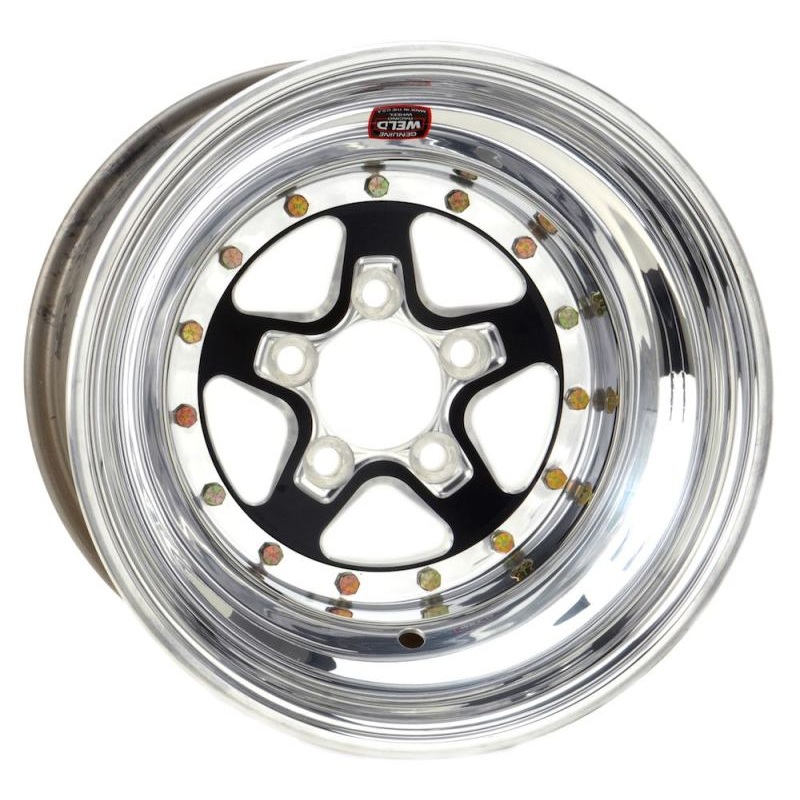 Weld Alumastar 2.0 15×12 / 5×4.75 BP / 4in. BS Polished Wheel – Non-Beadlock