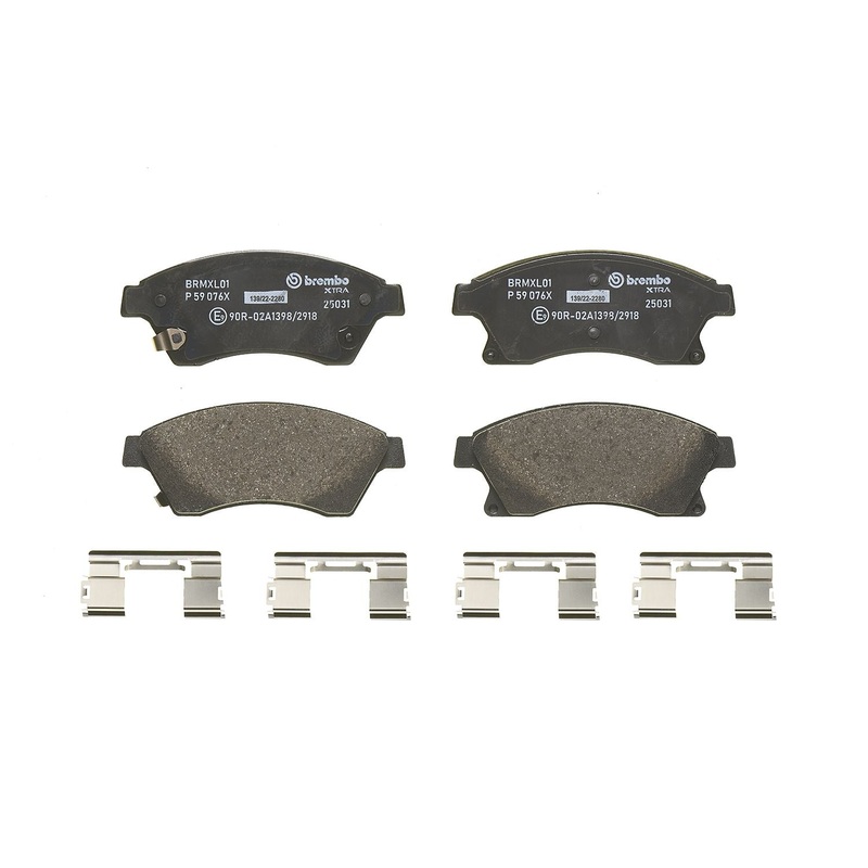 XTRA Low-Met Front Disc Brake Pad Set – P59076X