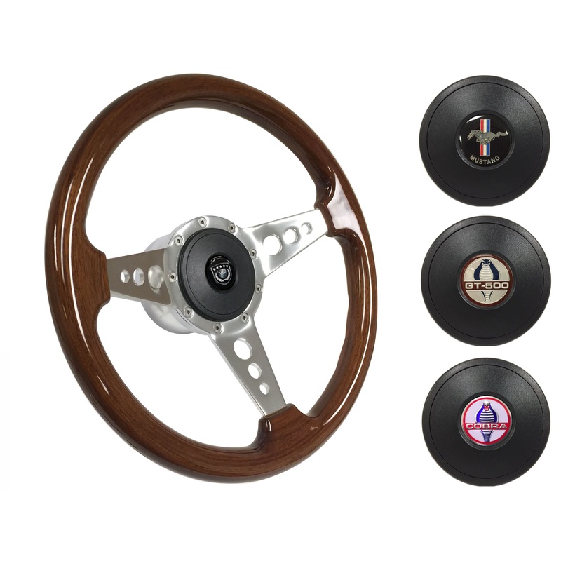 1984-04 Ford Mustang Steering Wheel Kit | Mahogany Wood | ST3076