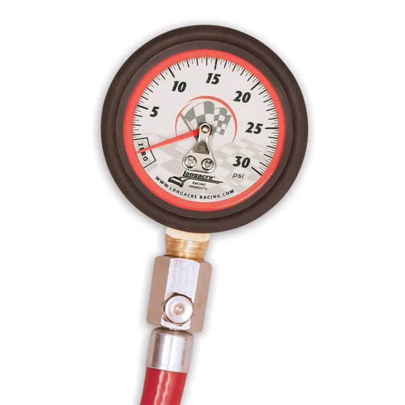 52024 Longacre 0-30lbs Tire Gauge with Bleeder
