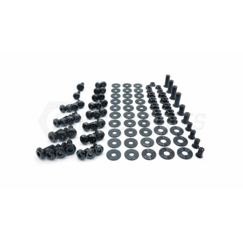 Dress Up Bolts 15-21 WRX/STI Stage 2 Titanium Hardware Engine Bay Kit – Black | SUB-015-Ti-BLK