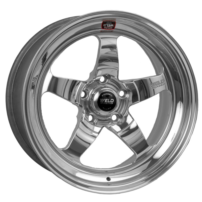 Weld S71 17×10.5 / 5×4.5 BP / 7.8in. BS Polished Wheel (Medium Pad) – Non-Beadlock
