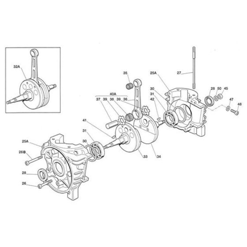 (40A) IA-DBP-95458-47 07 Leopard Connecting Rod Assembly