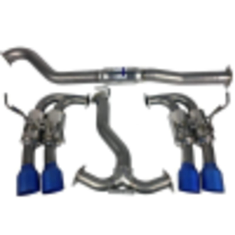 Invidia 11-14 WRX/STi Gemini 80mm Full Titanium 101mm Quad Tip Cat-Back Exhaust