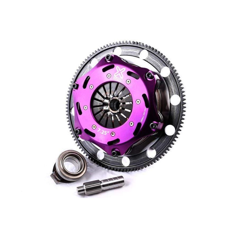 XClutch Clutch Kit Twin Sprung Ceramic Discs w/ Flywheel Subaru STI 2004-21 | XKSU18521-2B