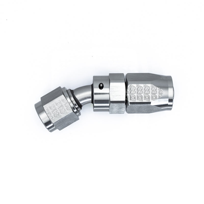 DeatschWerks 6AN Female Swivel 30-Degree Hose End CPE – Anodized Titanium