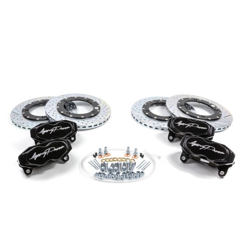 Agency Power 17-20 Can-Am Maverick X3 Big Brake Kit – Black w/White Logo